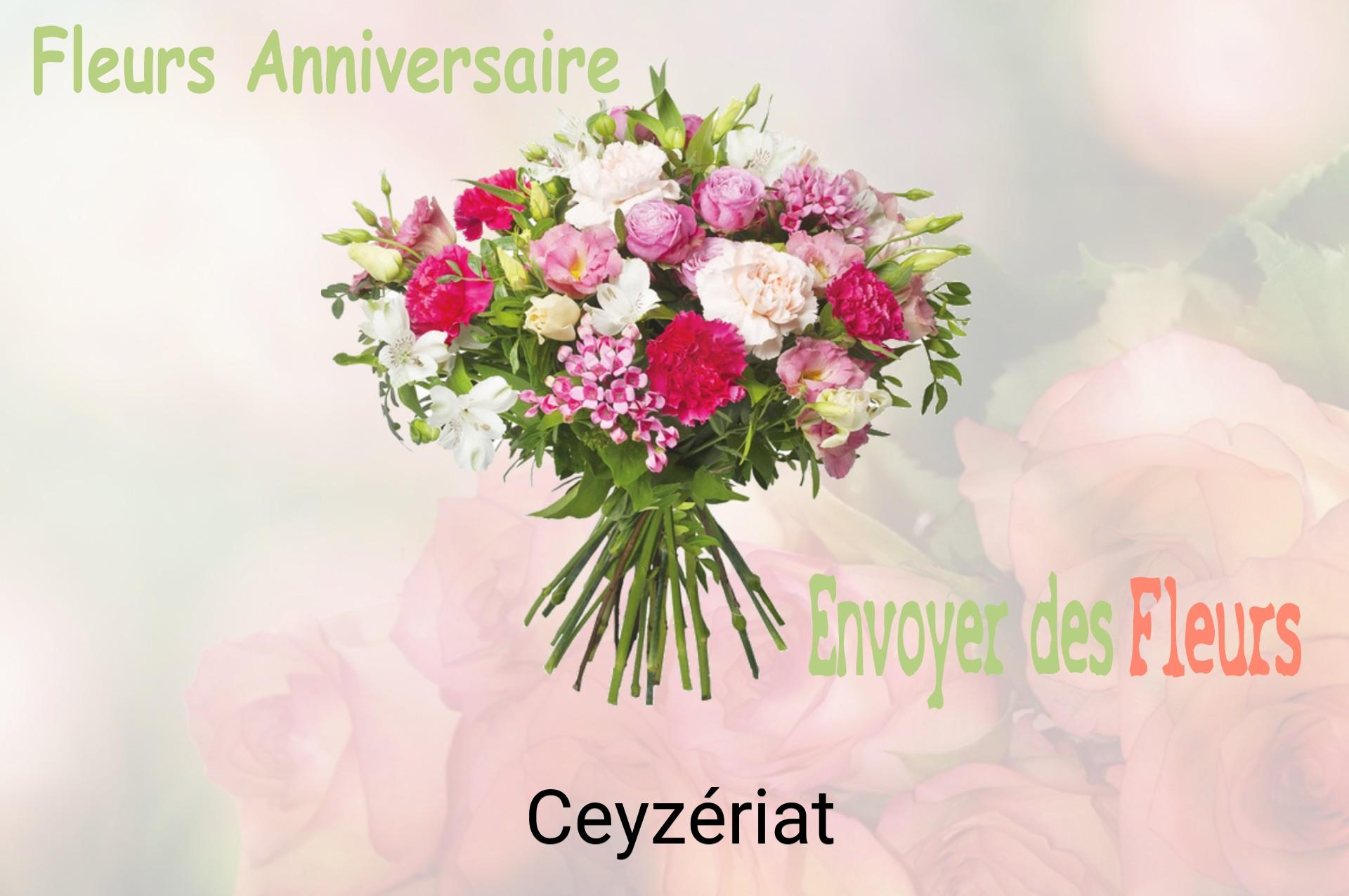Bouquet de fleurs d’anniversaire livré à Ceyzériat